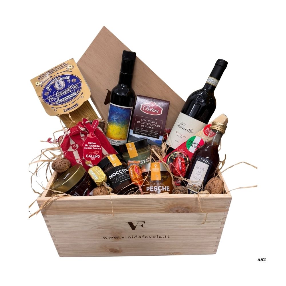 CESTO VINI DA FAVOLA BAROLO