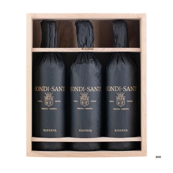 BIONDI SANTI - BRUNELLO DI MONTALCINO RISERVA VERTICALE 1998 - 2008 - 2016