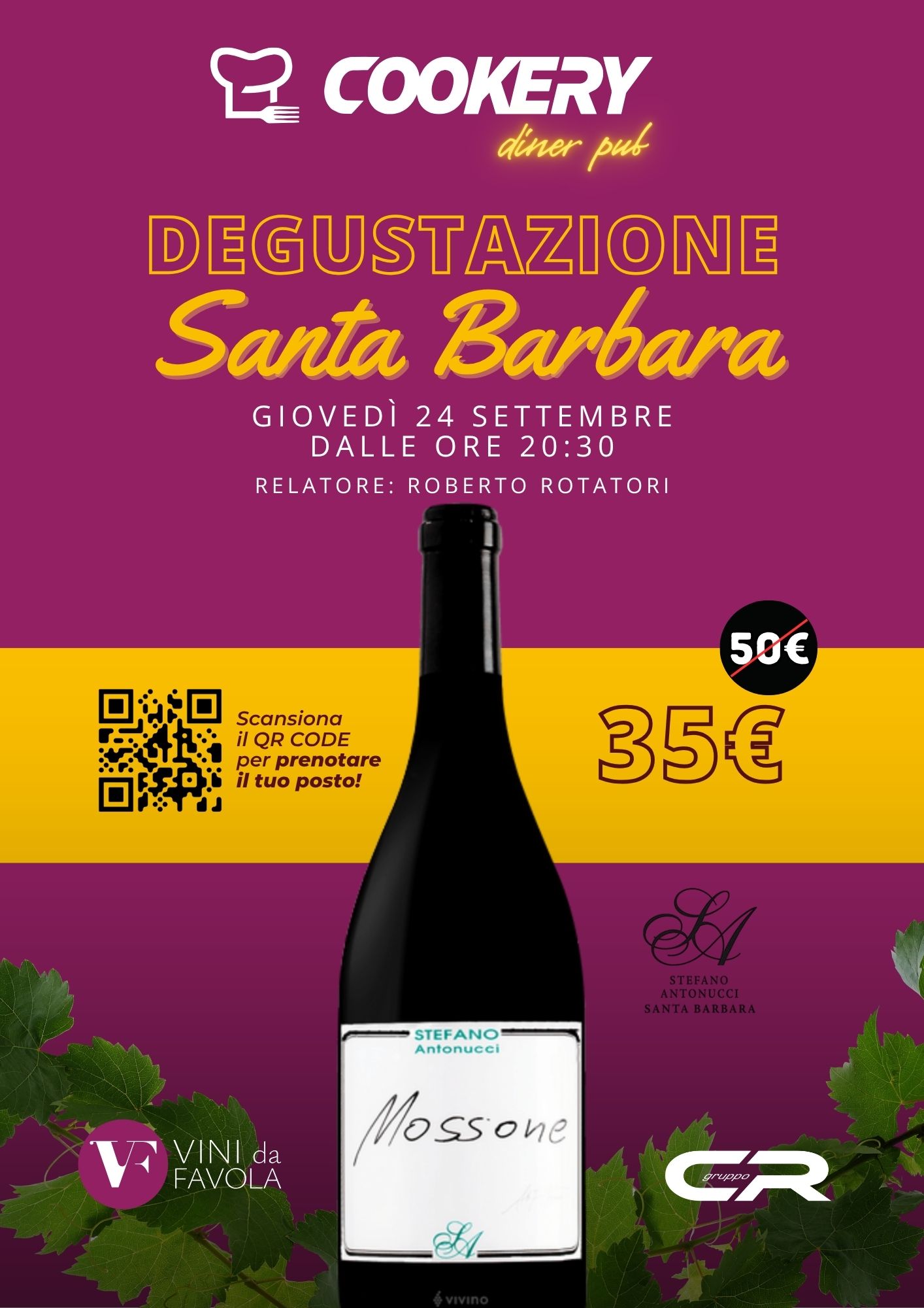 CANTINA SANTA BARBARA - DEGUSTAZIONE 24/09/2026
